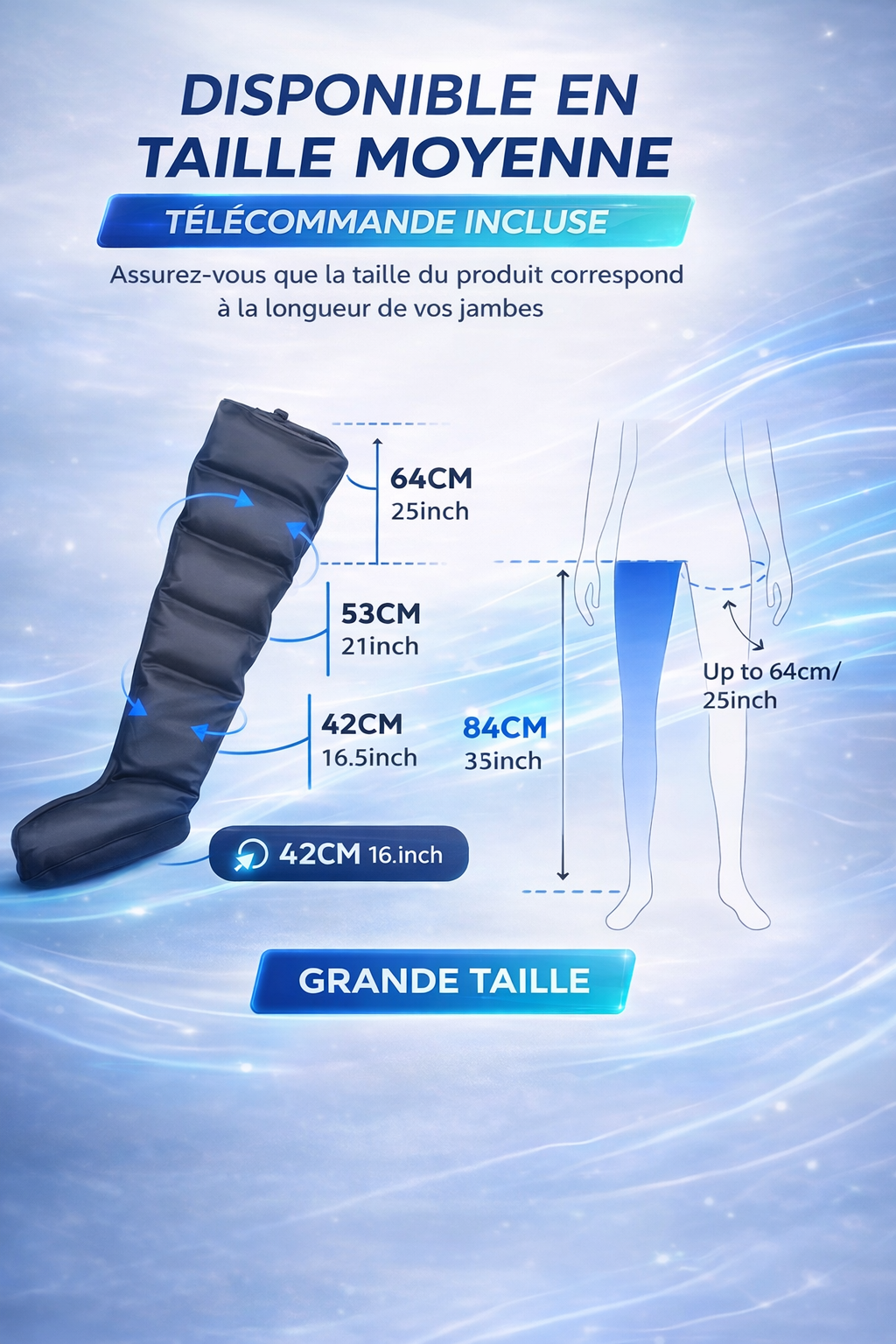 Bottes pressothérapie Airflow