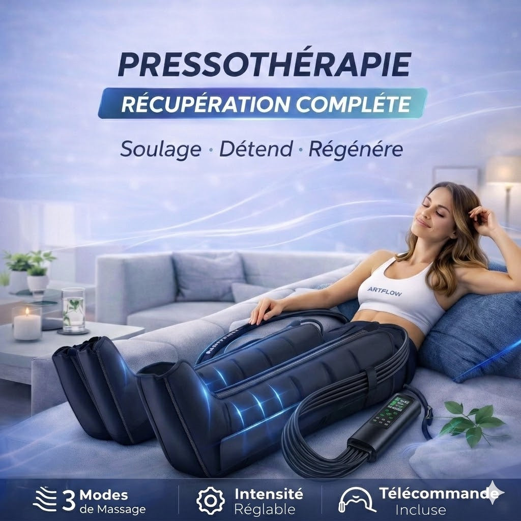 Artiflow™ – La pressothérapie détente à domicile