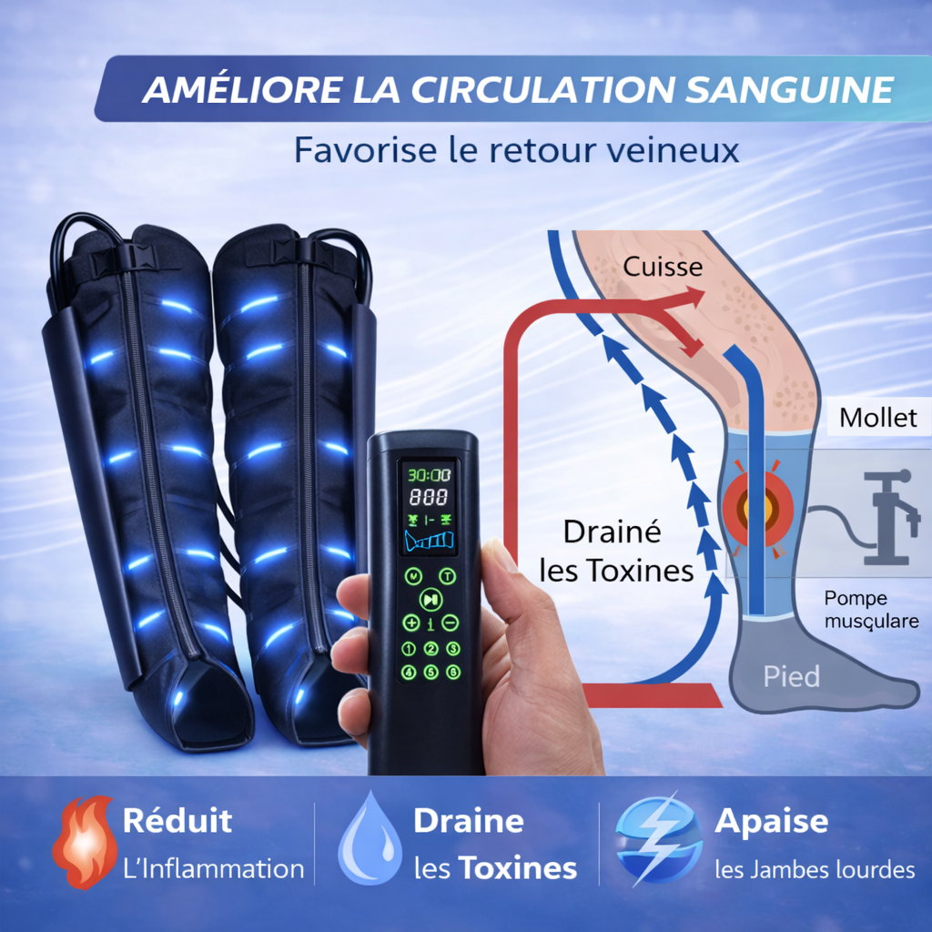 Artiflow™ – La pressothérapie détente à domicile