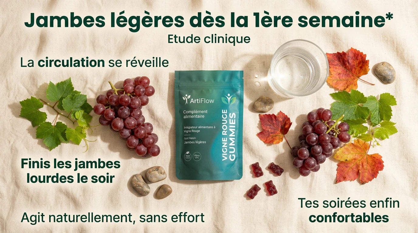ArtIFlow Jambes Légères – Vigne Rouge