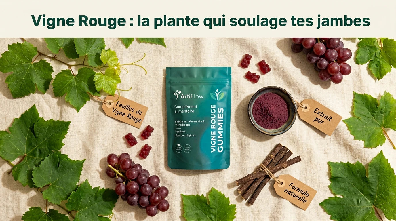 ArtIFlow Jambes Légères – Vigne Rouge